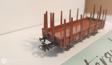 Märklin H0 AC ESO-02217 Rungenwagen / Kls 443 / K / DB