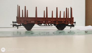 Märklin H0 AC ESO-02217 Rungenwagen / Kls 443 / K / DB