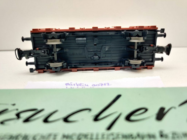 Märklin H0 AC 00752-04 Rungenwagen Container "Werkstatt" Kbs890 / Set / DB