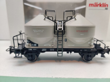 Märklin H0 AC 00756-02 Silowagen / Ucs54Kds / NEM / DB / OVP weiß