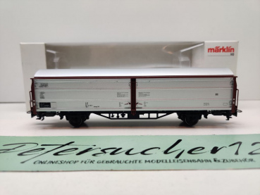 Märklin H0 AC 00759-20 Schiebewandwagen Klmmgs Hbis299 NEM / DB / OVP weiß