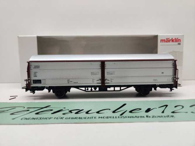 Märklin H0 00756-22 Schiebewandwagen Klmmgs299 Hbis299 / NEM / DB / OVP