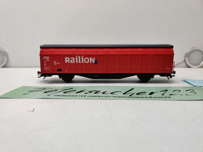 Märklin H0 AC 00757-09 / 2-achsiges Großvolumen-Schiebewandwagen / Typ Hbbins 306 / DB AG / Rot