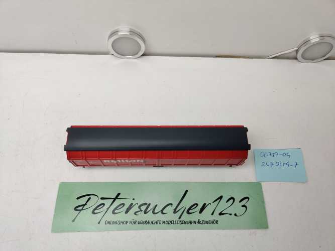 Märklin H0 AC 00757-09 / 2-achsiges Großvolumen-Schiebewandwagen / Typ Hbbins 306 / DB AG / Rot