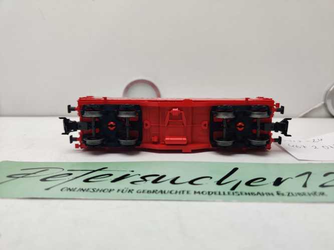 Märklin H0 AC 00757-24 / 467 2 073-2 / Schiebeplanenwagen / Bauart Shimmns-tu 718 / Railon / DB AG / Rot