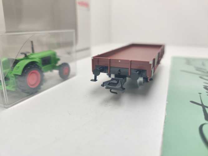 Märklin H0 00761-09 Niederbordwagen "Deutz" X05 / NEM / DB / OVP weiß