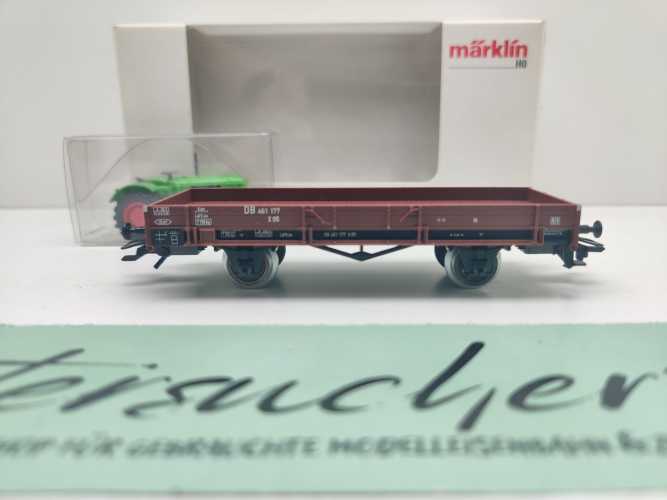 Märklin H0 00761-09 Niederbordwagen "Deutz" X05 / NEM / DB / OVP weiß