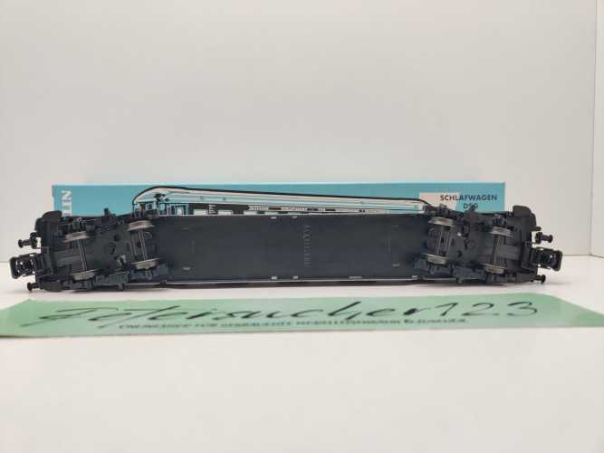Märklin H0 AC 00766-04 Schlafwagen WLABüm33 aus Display / DB / OVP hblau
