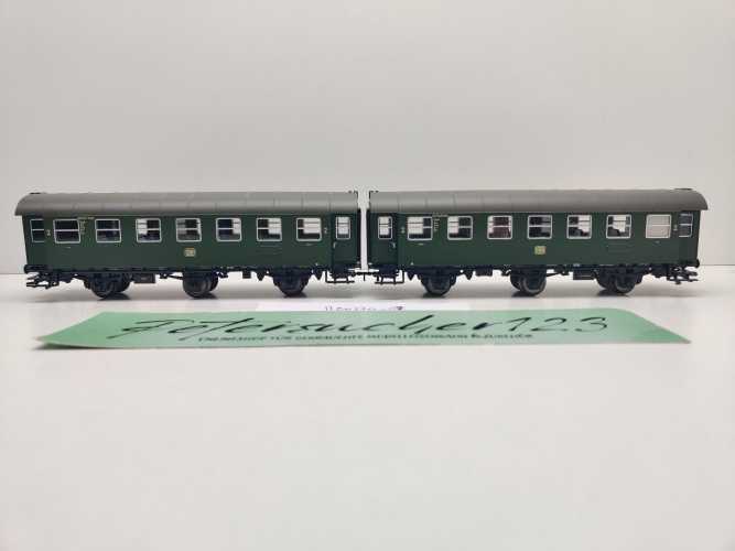 Märklin H0 AC 00770-07 Umbauwagen-Paar 13+14 B3yge aus Display / NEM / DB