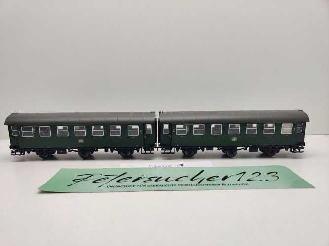 Märklin H0 AC 00770-07 Umbauwagen-Paar 13+14 B3yge aus Display / NEM / DB
