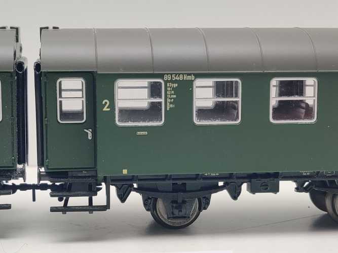 Märklin H0 AC 00770-07 Umbauwagen-Paar 13+14 B3yge aus Display / NEM / DB