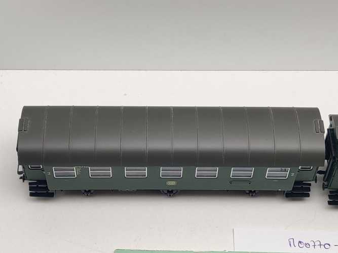 Märklin H0 AC 00770-07 Umbauwagen-Paar 13+14 B3yge aus Display / NEM / DB