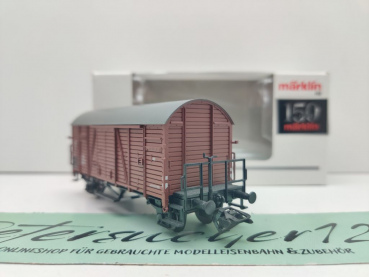 Märklin H0 AC 00773-12 gedeckter Güterwagen "Oppeln" Gmrs30 / NEM / DB / OVP weiß