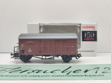 Märklin H0 AC 00773-12 gedeckter Güterwagen "Oppeln" Gmrs30 / NEM / DB / OVP weiß