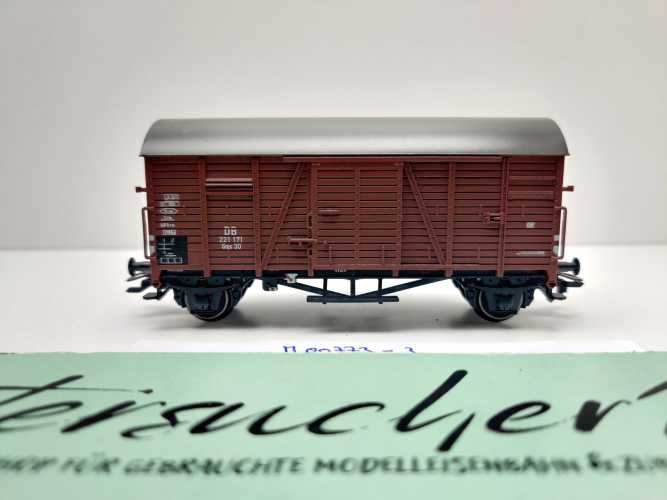 Märklin H0 AC 00773-03 gedeckter Güterwagen Gms30 Oppeln aus Display / NEM / DB