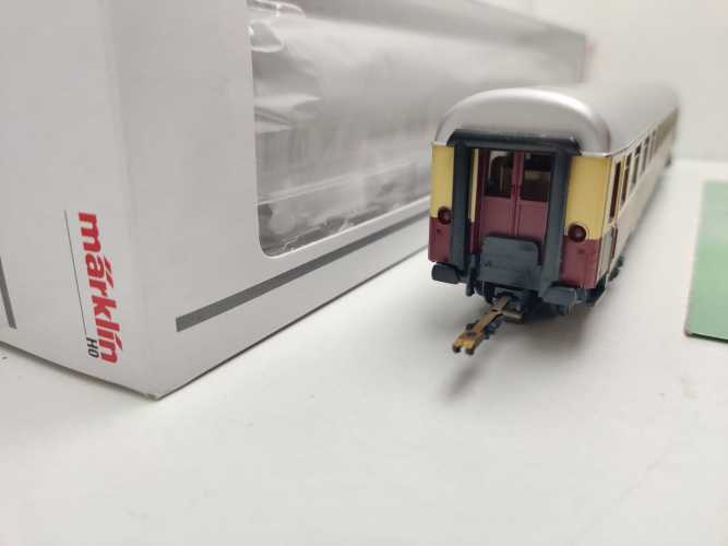 Märklin H0 AC 00776-03 TEE-Abteilwagen 1.Kl Avüm111 Licht aus Set / NEM / DB / OVP