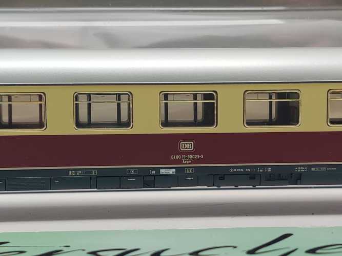 Märklin H0 AC 00776-03 TEE-Abteilwagen 1.Kl Avüm111 Licht aus Set / NEM / DB / OVP