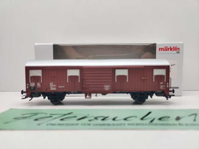 Märklin H0 00779-03 Spundwandwagen 265-3 Gbks256 aus Display / NEM / DB / OVP