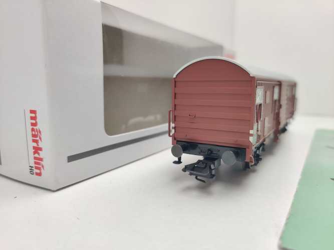 Märklin H0 00779-08 Spundwandwagen 292-7 Gbks256 aus Display / NEM / DB / OVP