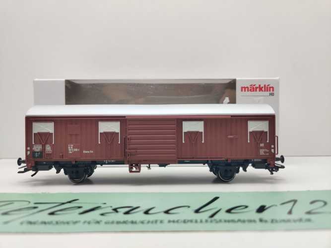 Märklin H0 00779-08 Spundwandwagen 292-7 Gbks256 aus Display / NEM / DB / OVP