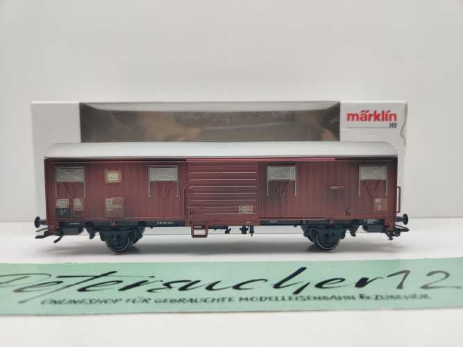 Märklin H0 47329 / zweiachsiger gedeckter Güterwagen der Bauart Gbs 254 / DB