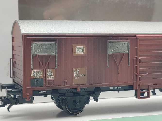 Märklin H0 00779-09 Spundwandwagen 125-9 Gbks256 aus Display / NEM / DB / OVP