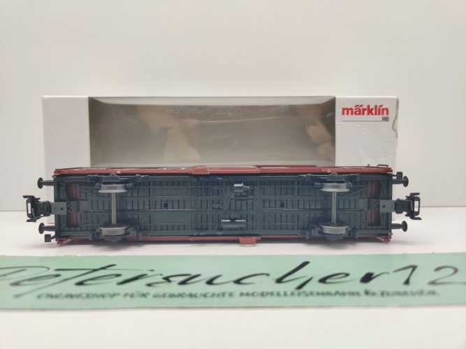 Märklin H0 00779-09 Spundwandwagen 125-9 Gbks256 aus Display / NEM / DB / OVP