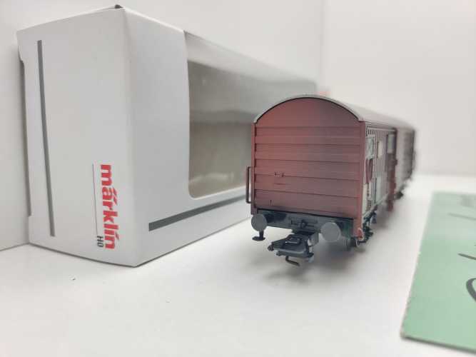 Märklin H0 00779-10 Spundwandwagen 215-8 Gbks256 aus Display / NEM / DB / OVP