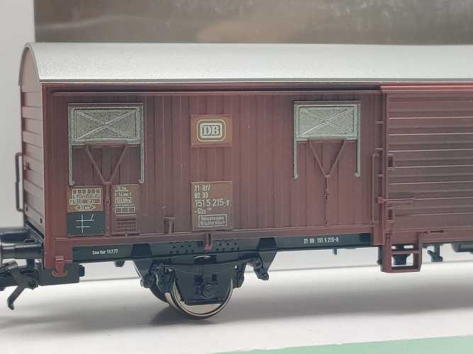 Märklin H0 00779-10 Spundwandwagen 215-8 Gbks256 aus Display / NEM / DB / OVP