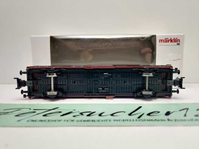 Märklin H0 00779-10 Spundwandwagen 215-8 Gbks256 aus Display / NEM / DB / OVP