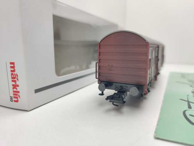 Märklin H0 00779-11 Spundwandwagen 234-9 Gbks256 aus Display / NEM / DB / OVP