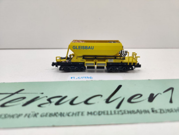 Minitrix N DC 11466 Schotterwagen "Gleisbau" aus Set / DB