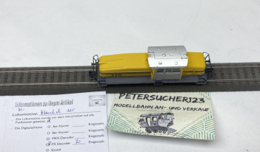 384//Märklin H0  115   Diesellok Baustelle  gelb Fx-Decoder M523_L3767