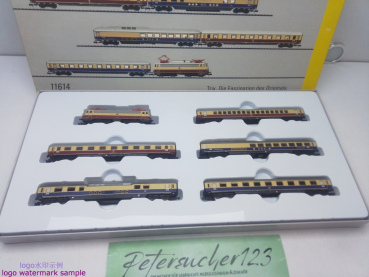 Minitrix N DC 11614  Schnellzugset "Rheinpfeil"/ DSS / Ep. III / Analog / OVP