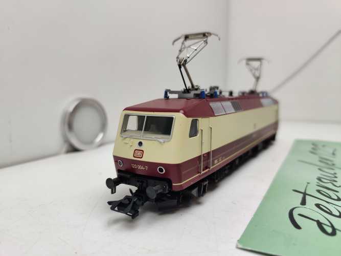MÄRKLIN H0 AC 37537 / BR120 004-7 / Elektrolokomotive / DB / Fx / Beige - Rot