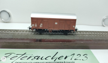 Märklin H0 120 6 086-1 Gedeckter Güterwagen 2-Achser Braun DB
