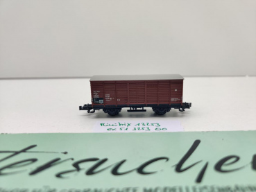 Minitrix N DC 13253 ex 51 3253 00 ged. Güterwagen Gklm191 / DB