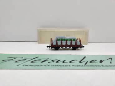Minitrix N DC 13266 Rungenwagen mit Plane "Minitrix" / Klm441 / DB / ErsatzVP