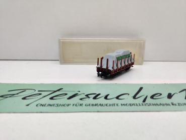 Minitrix N DC 13266 Rungenwagen mit Plane "Minitrix" / Klm441 / DB / ErsatzVP