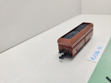 Minitrix N DC 13286 Selbstentladewagen Ladung Kohlen / Fad167 / DB