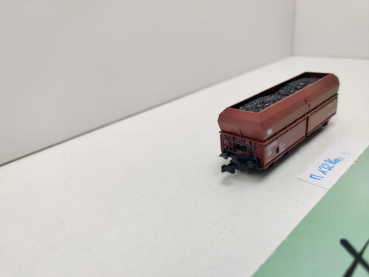 Minitrix N DC 13286 ex 3286 Selbstentladewagen Ladung Kohlen Fad167 / DB