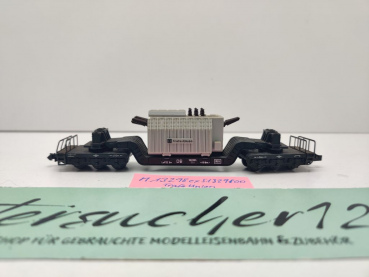 Minitrix N DC 13298 ex 3298 Tiefladewagen Trafo "Trafo Union" SSt / DB