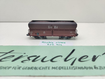 Minitrix N DC 13494 Selbstentladewagen "Erz IIId" OOtz / 612 702 / NEM / DB