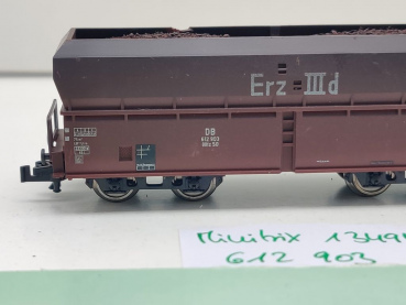 Minitrix N DC 13494 Selbstentladewagen "Erz IIId" OOtz / 612 903 / NEM / DB