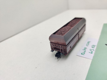 Minitrix N DC 13494 Selbstentladewagen "Erz IIId" OOtz / 613 024 / NEM / DB