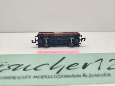 Minitrix N DC 13529 ex 3529 off. Güterwagen Grubenholz E035 / DB