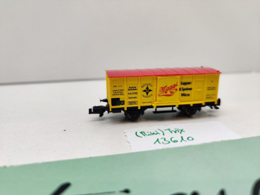 Minitrix N DC 13610 ged. Güterwagen "Maggi" Gm / DRG