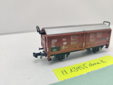 Minitrix N DC 13955 Schiebewandwagen Tis858 / norm. Kupplung / DB