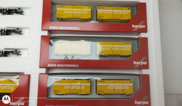 Märklin H0 AC 151098 Güterwagen-Set / Schweizer Post  SBB  OVP