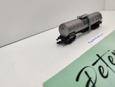 Minitrix N DC 15254-11 Chemiekesselwagen "Basf" / Zacns / NEM / DB